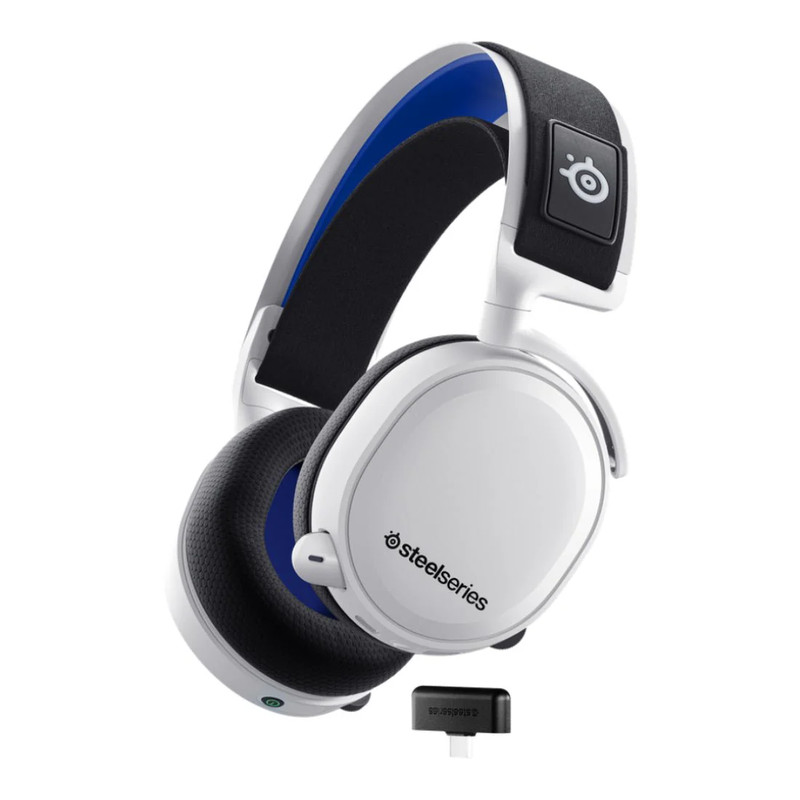 SteelSeries Arctis 7P+ Switch Wireless Gaming Headset - White - سماعة